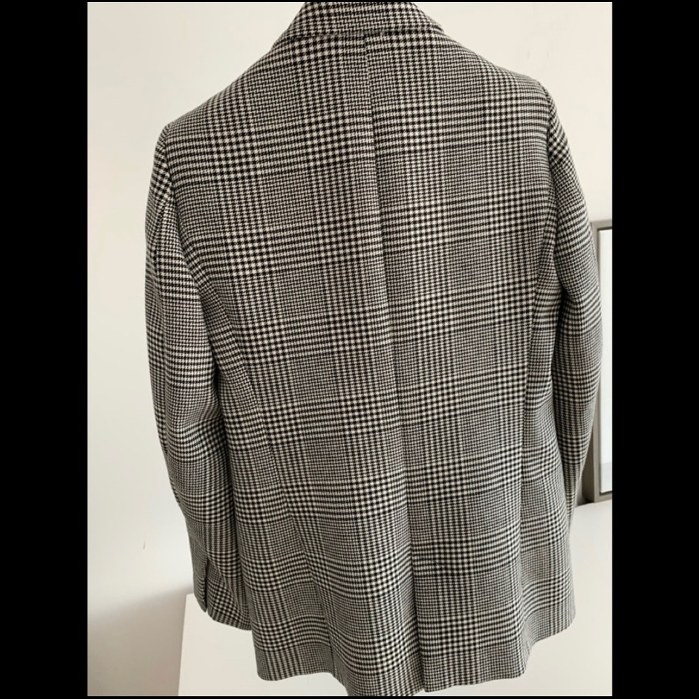 Zara Checked Double-Breasted Jacket - image 7